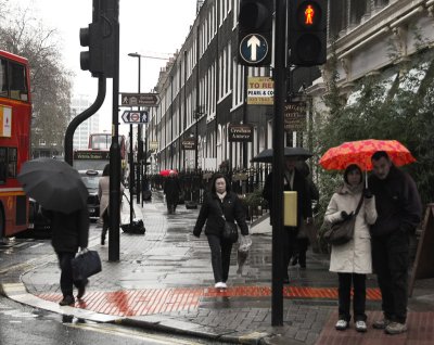 Rainy day in London Town