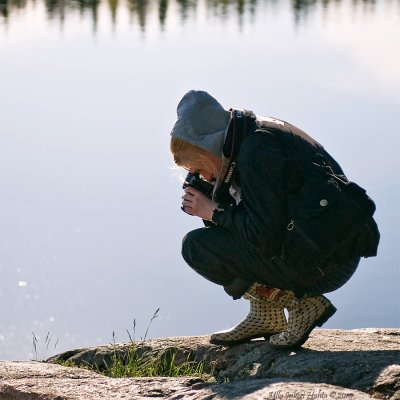 Gräsiga bilder på gång