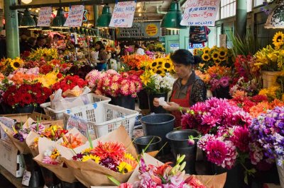 Pike Place Market flowers