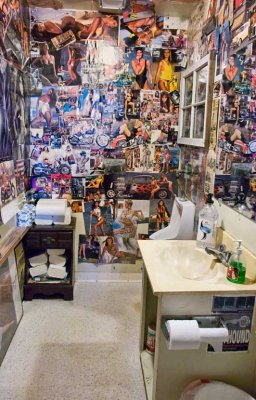 Mens room, Hackberry general store