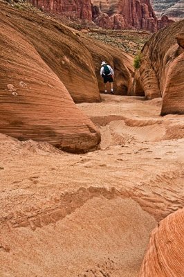 Winding canyon