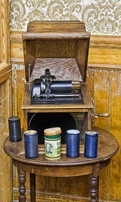 Old Edison recorder, museum in Holbrook