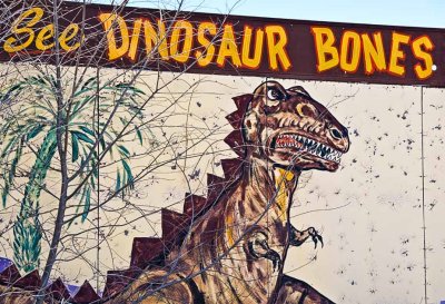 Dinosaurs in Holbrook, Arizona