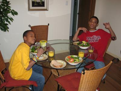 Salad (only!!) dinner!!