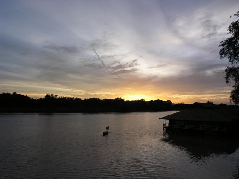 Fishing at Sunset