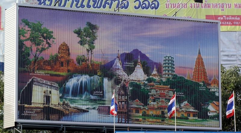 Sights to see in Kanchanaburi - Poster