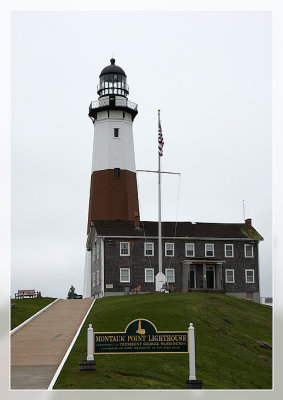Montauk Lighthouse 1796. Commissioned by Pres George Washington