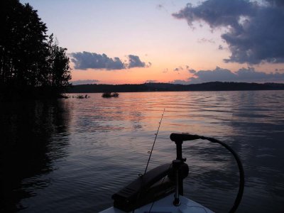 Tonights sunset on Douglas Lake.