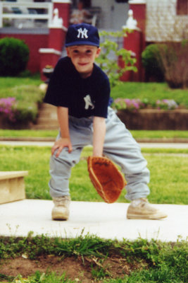 The only year Brian was able to play T-ball.