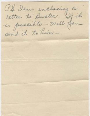 Letter to James Howell from Katie Bell Brown
