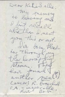 Robert Stokes to Katie Bell Brown in 1983