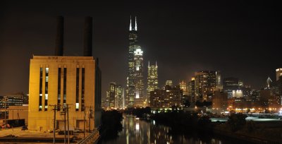 Sears Tower and Canal