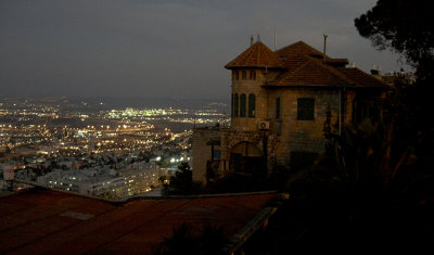 Haifa at night
