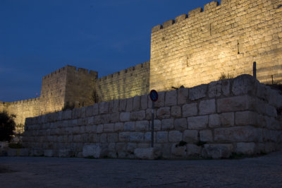 Outside the Walled City at Dusk