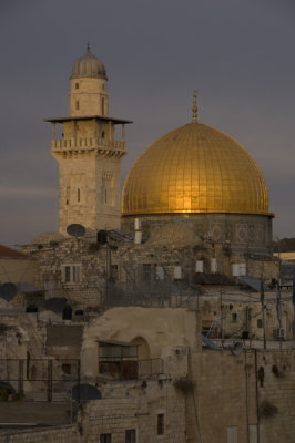 Last Light at Dome of the Rock