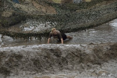 Push Ups in the Mud---NOT Me