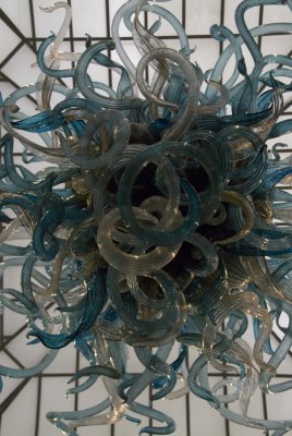 Chuli Blown Glass Sculpture Blue