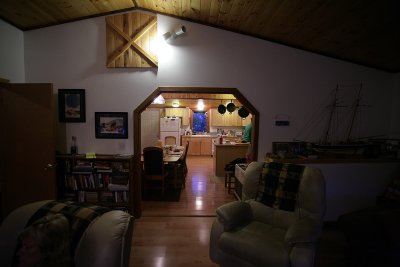 Inside the lodge