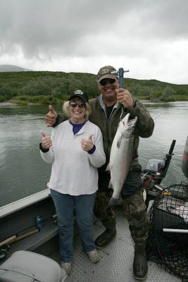Thumbs up for the fishing
