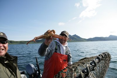 Big John with a baradei crab