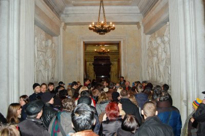 Entrance to Napoleon's tomb.