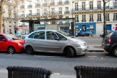Parking in Paris.