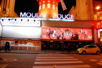Moulin Rouge (no cameras allowed).