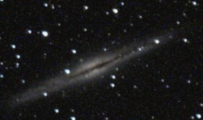FMO (Fast Moving Object) in front of NGC 891