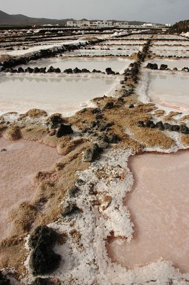 Abandoned sea salt processing plant, Lanzarote