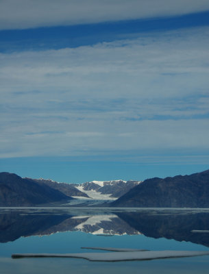Reflections of Sermilik glacier