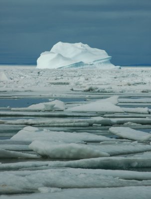 Baffin Island ice jam