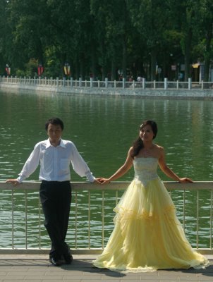 Wedding shots at Houhai