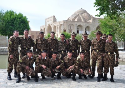 Military group at Bakhauddin Naqshbandi