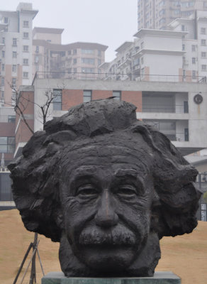 Einstein at Shanghai 798