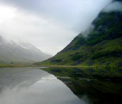 Reflections in a Highland loch