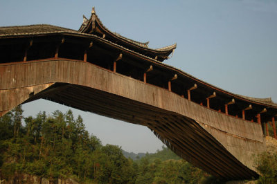 Two Brothers bridge at Wenxiang