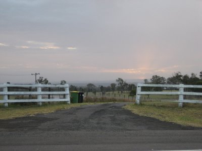 sunset over the Blue Mountains..