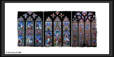 Stained Glass Triptych