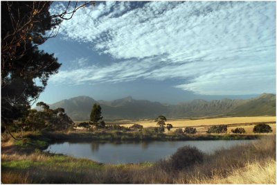 Mountains and Landscape at Sunset, Tulbagh