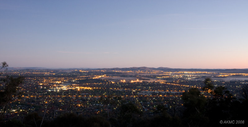 1595 Canberras North-Eastern Suburbs at Dawn