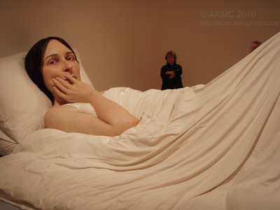Ron Mueck at the National Gallery Of Victoria, April 2010