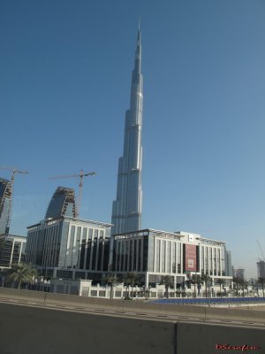 a 1a.viso do edificio mais alto do mundo - Burj Dubai