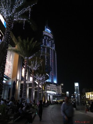 Dubai Mall na praa das fontes