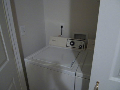 Washer and dryer Conveniently located on the Second Floor