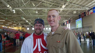 Proud Uncle Andy and new Marine Justin 2