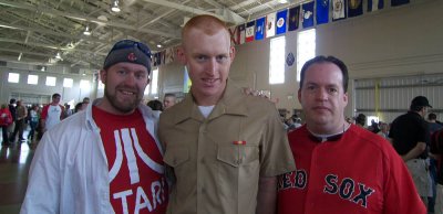 Proud Uncle Andy, Proud Dad and new Marine Justin