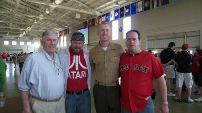 Proud Grandfather, Proud Uncle Andy, Proud Dad and new Marine Justin