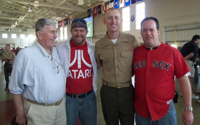 Proud Grandfather, Proud Uncle Andy, Proud Dad and new Marine Justin 2