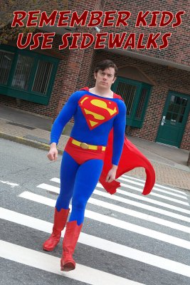 superman sidewalks