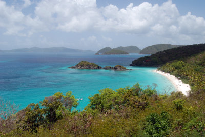 Trunk Bay, St. John from Lookout